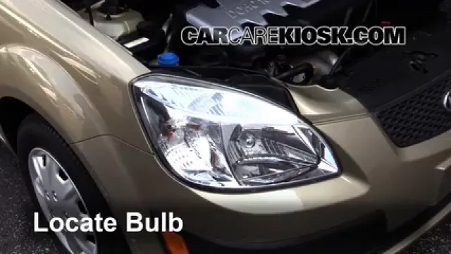 2006 Kia Rio 1.6L 4 Cyl. Éclairage Feu clignotant avant (remplacer l'ampoule)